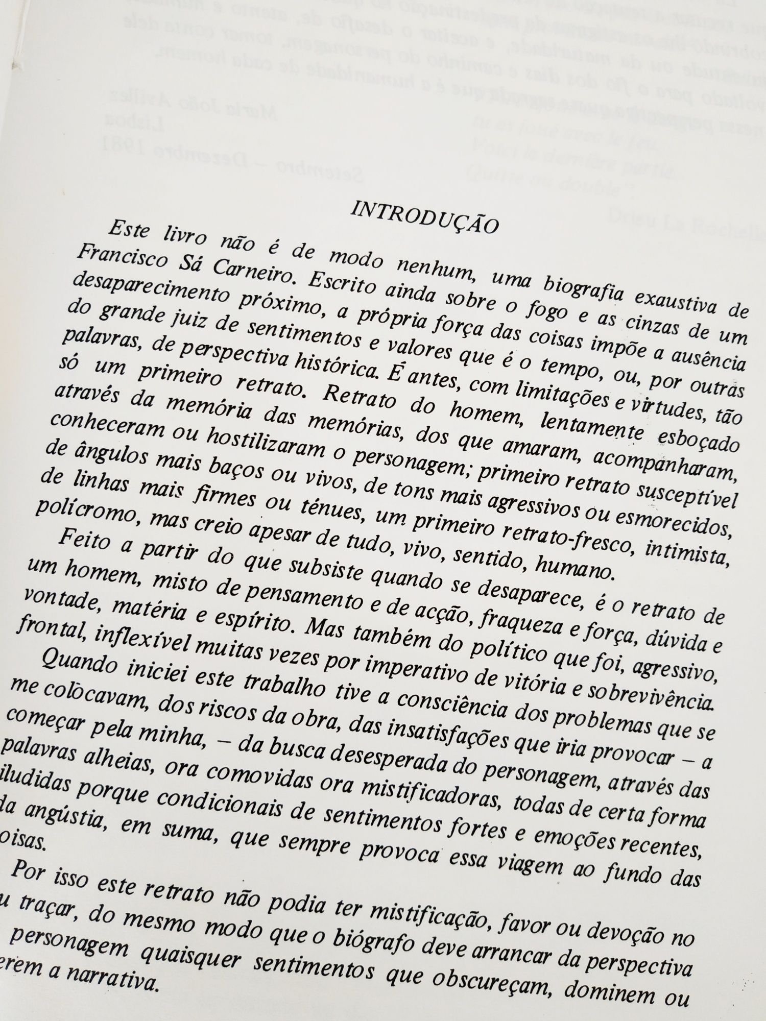 Livros sobre Sá Carneiro