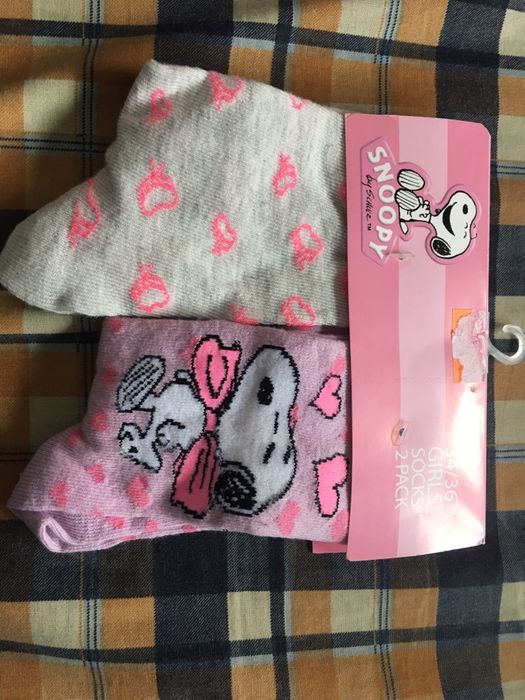 Skarpetki Snoopy dziewczęce