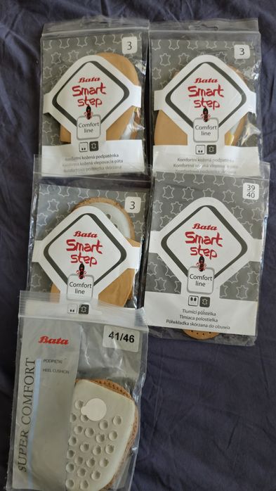 Podpiętki skórzane bata nowe cena za 1 opak.