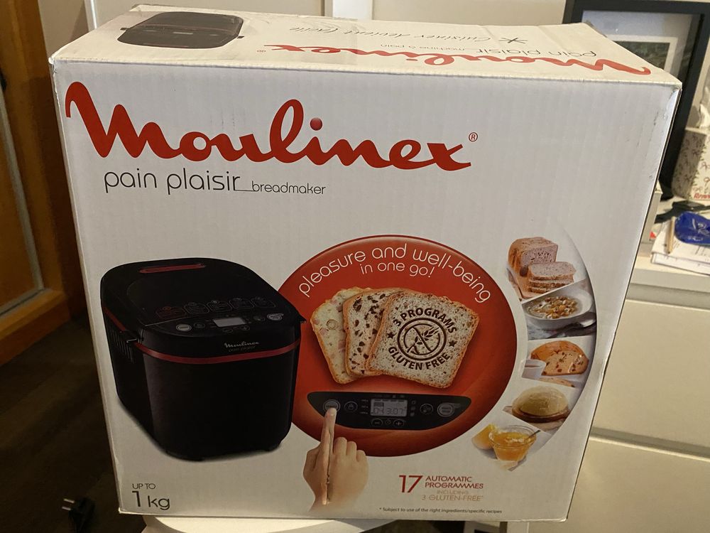 Maquina de fazer pao - moulinex pain plasir