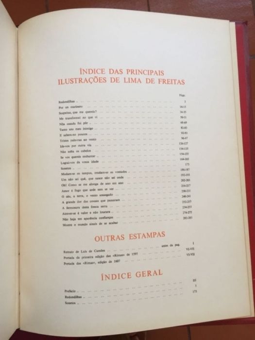 Lírica de Camões - Ed. Artis de 1959 - 2 Vol. / Ilustr. Lima Freitas