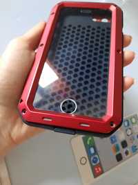 Etui odporny na IPhone 6 6s metalowy na śrubach z szkłem .