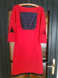 Czerwona sukienka Club Donna M/38