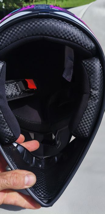 NOWY Kask cross okulary gogle na rower hulajnogę Uchoose rozmiar S