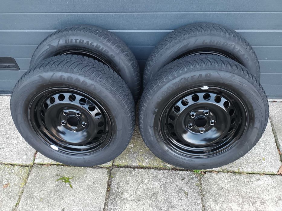 Koła Zimowe 15" *VW/Audi/Seat Skoda* 5x112 *Opony 195/65/R15 GoodYear!