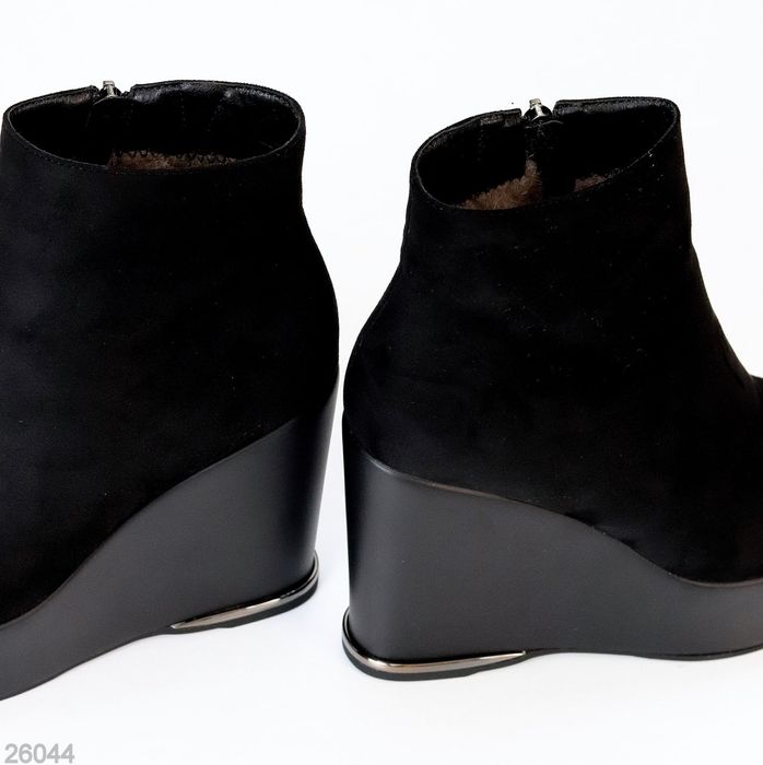 Жіночі шкіряні зимові черевики