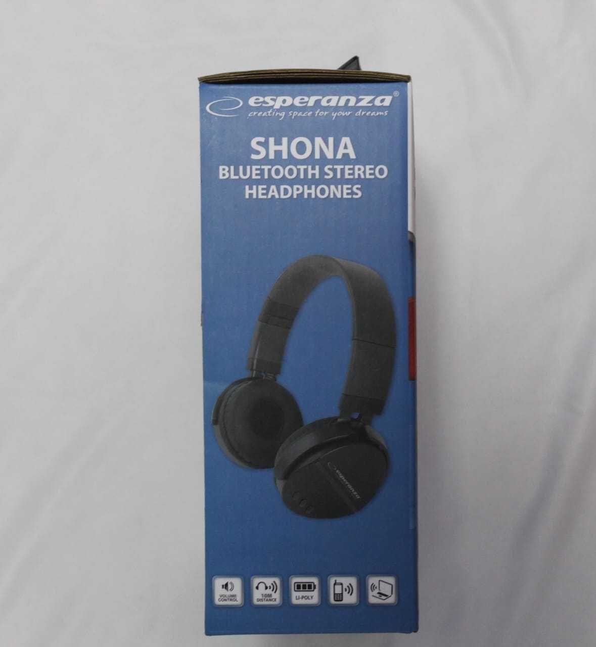 Nowe słuchawki stereofoniczne bezprzewodowe bluetooth