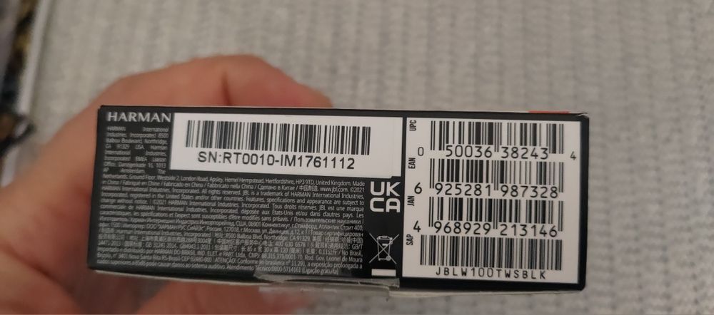 Наушники JBL WAVE 100 TWS Black (JBLW100TWSBLK)