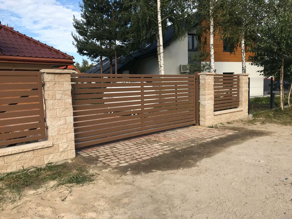 Ogrodzenia kompleksowo frontowe fundament murowanie Joniec Konekt