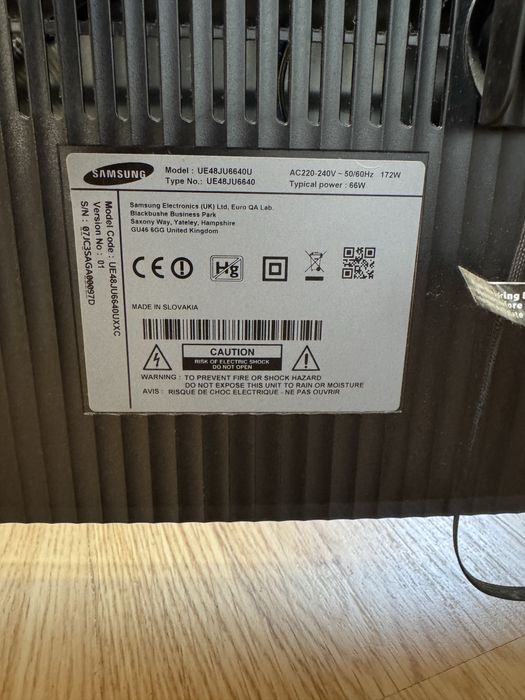 UHD TV Samsung Curva 48’