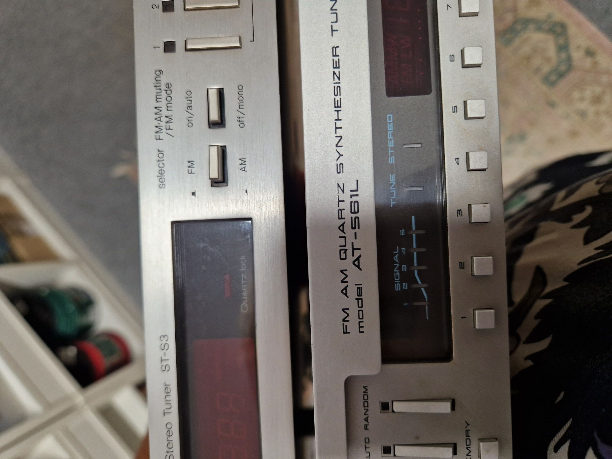 Akai at-s6 technics st-s3 TUNERY.