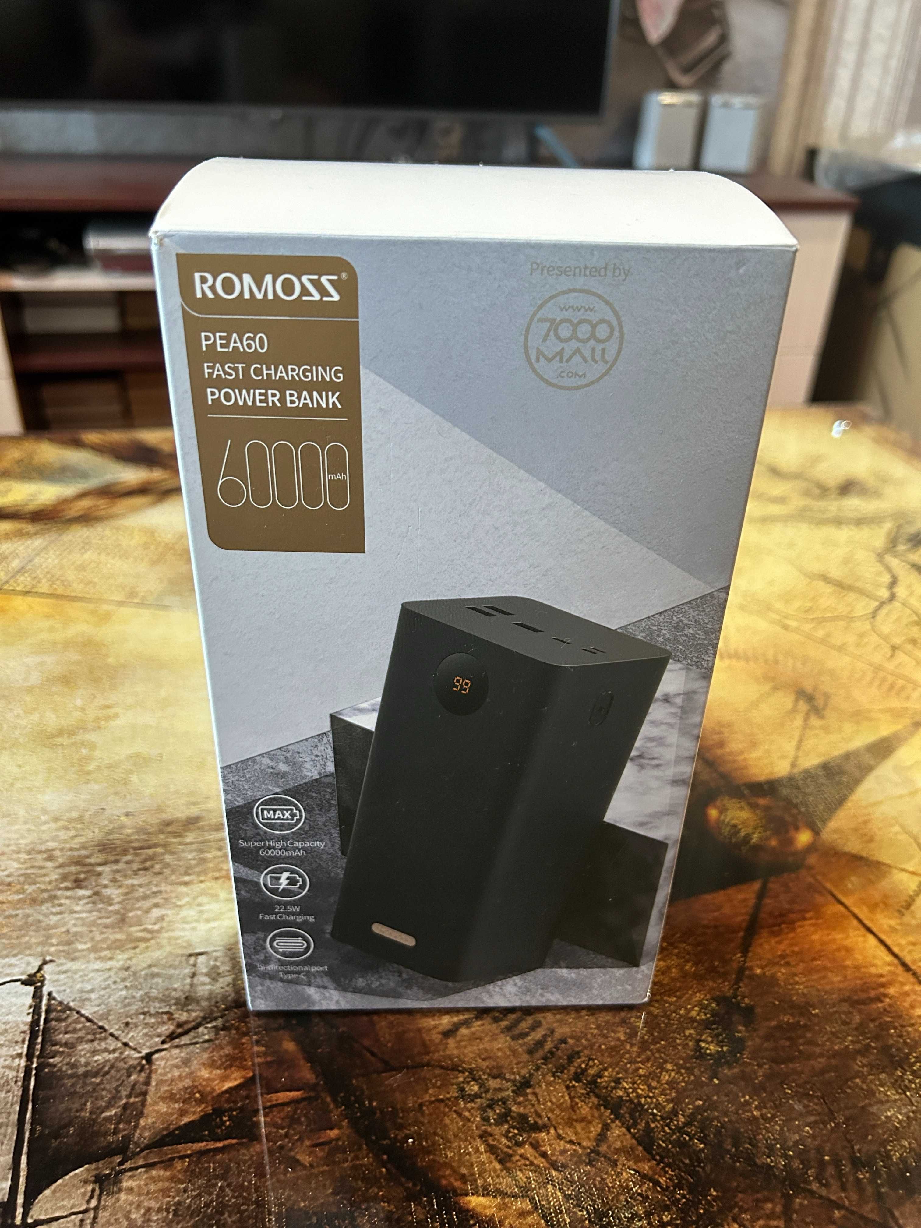 Павербанк Romoss 60000 mAh