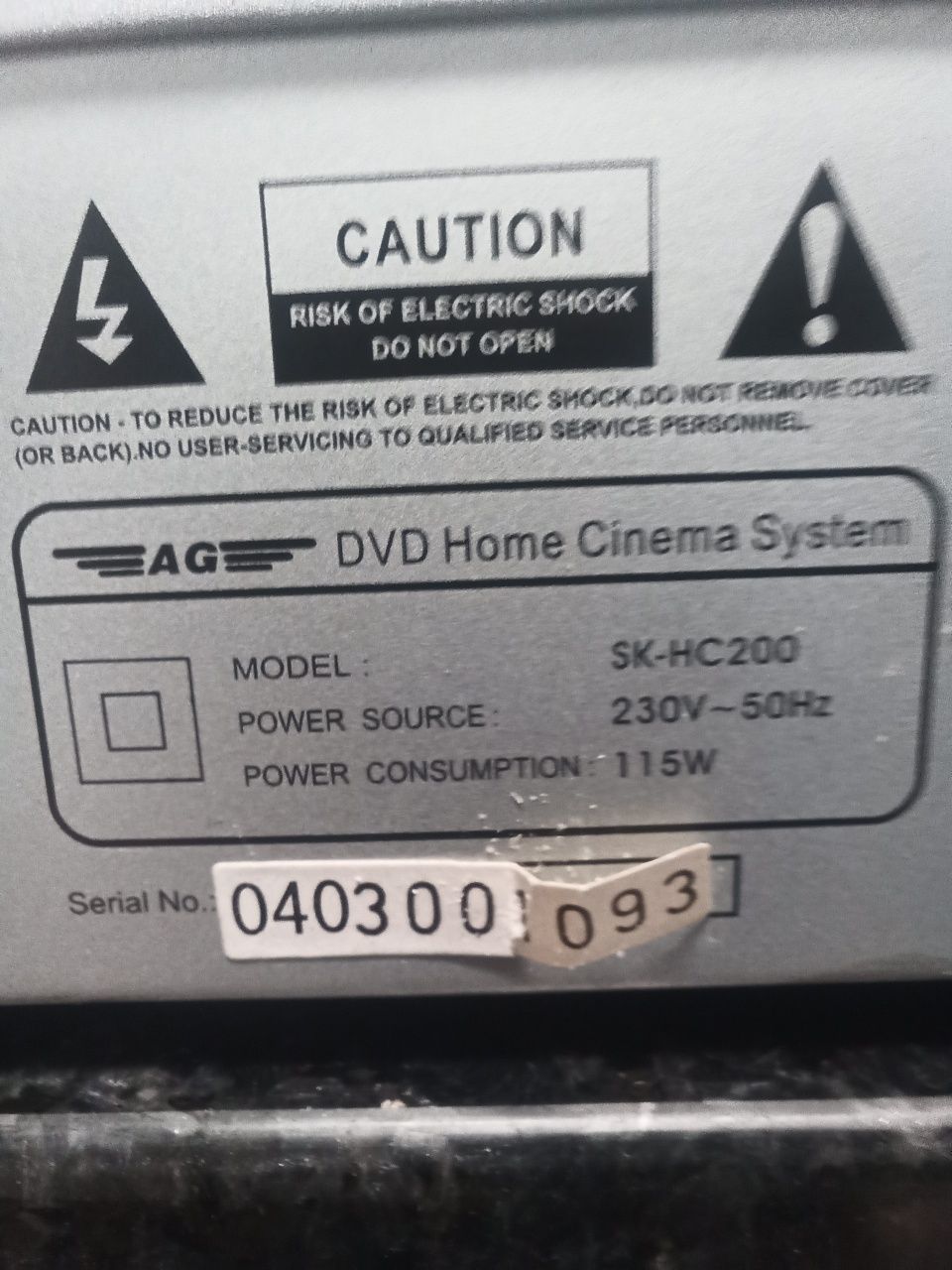 Amplificador home cinema 5.1