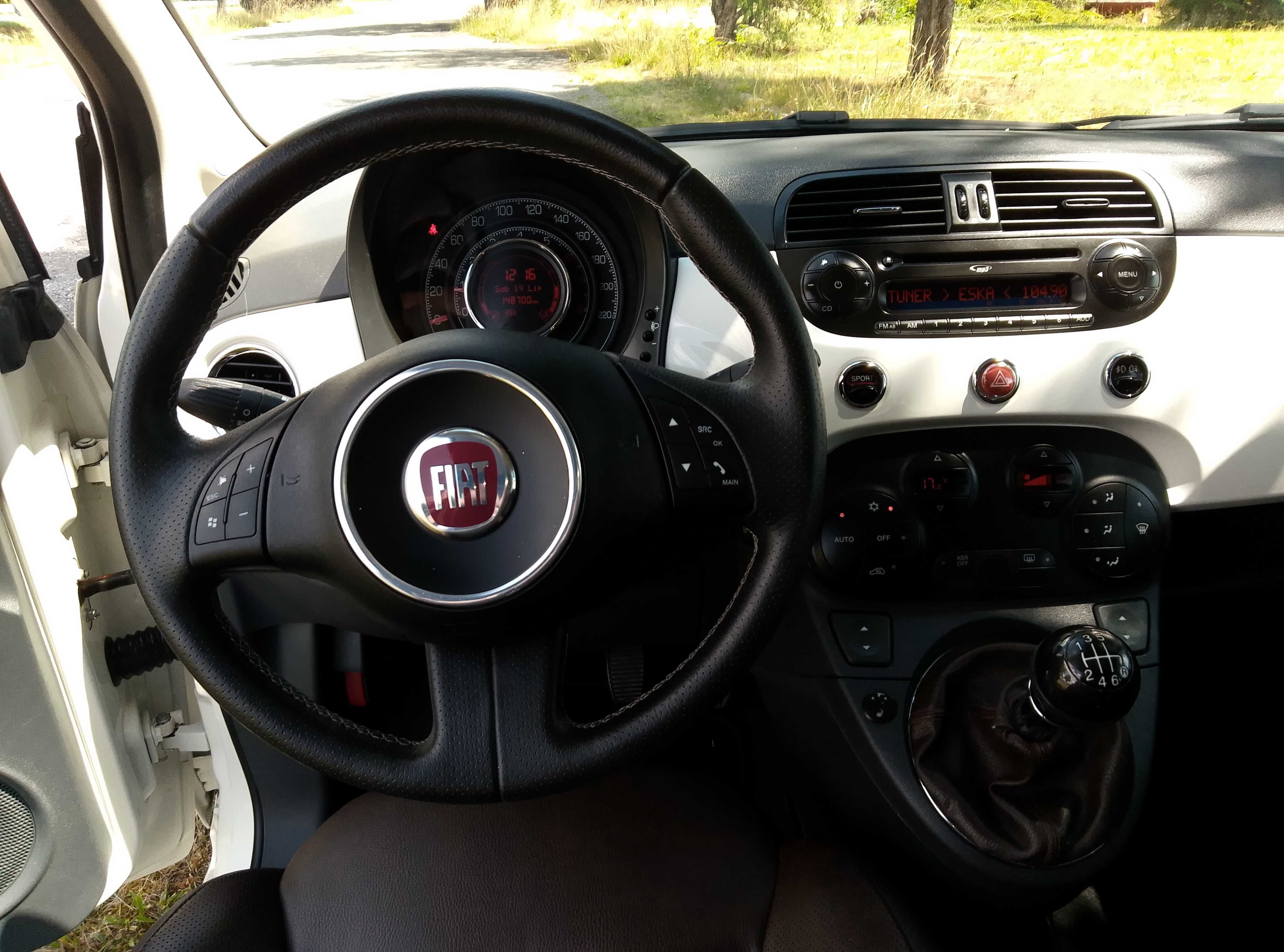 FIAT 500 SPORT-serwis-super stan