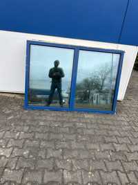 Okno trzyszybowe niebieskie pasywne 15sztuk idealne 115x170cm