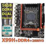 Xeon®2680V3 + 16Gb DDR4 Dual +X99H (LGA2011-3, USB 3.0, SATAIII, NVMe)