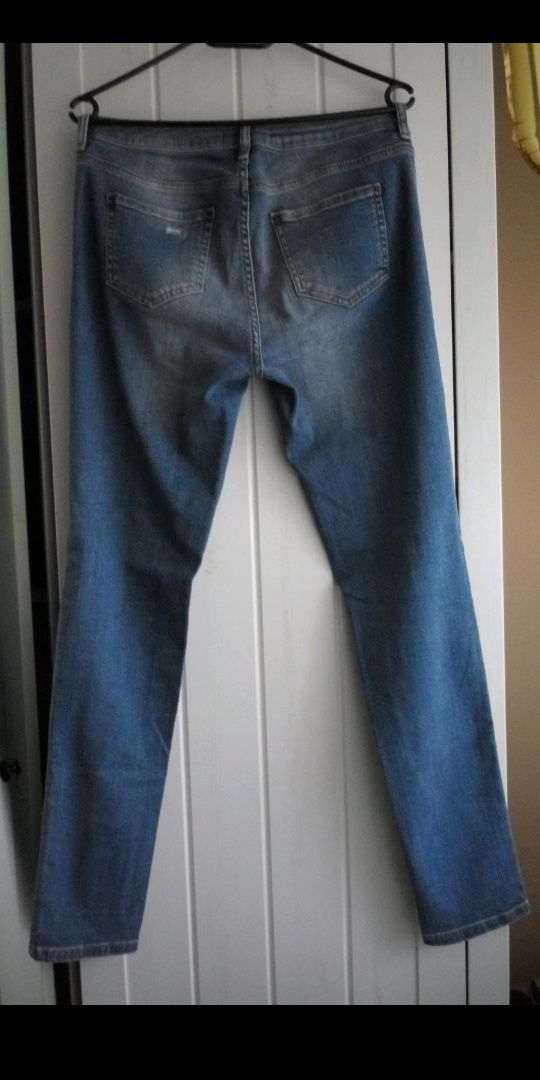 Koton Jeans dżinsy jeansy niebieskie przetarcia W30 L30
