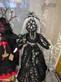 Halloween. Motanka, szmaciana lalka, lalka wewnętrzna na Halloween