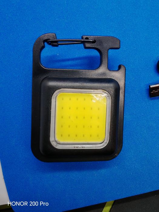 Latarka LED COB kieszonkowa. 6500k. 5w1