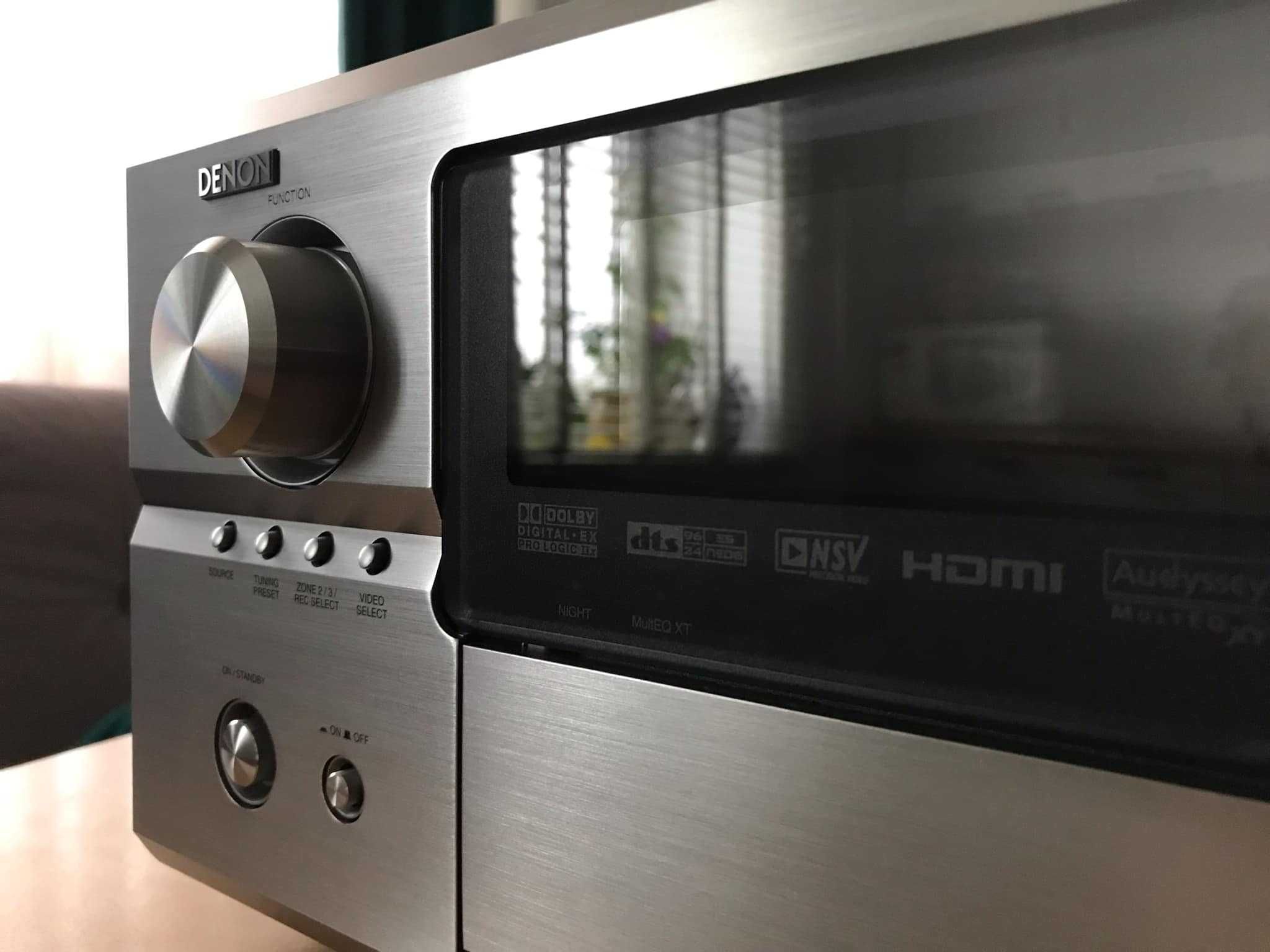 Amplituner 7.1 DENON 3806 pierwszy właściciel, komplet stan gabinetowy