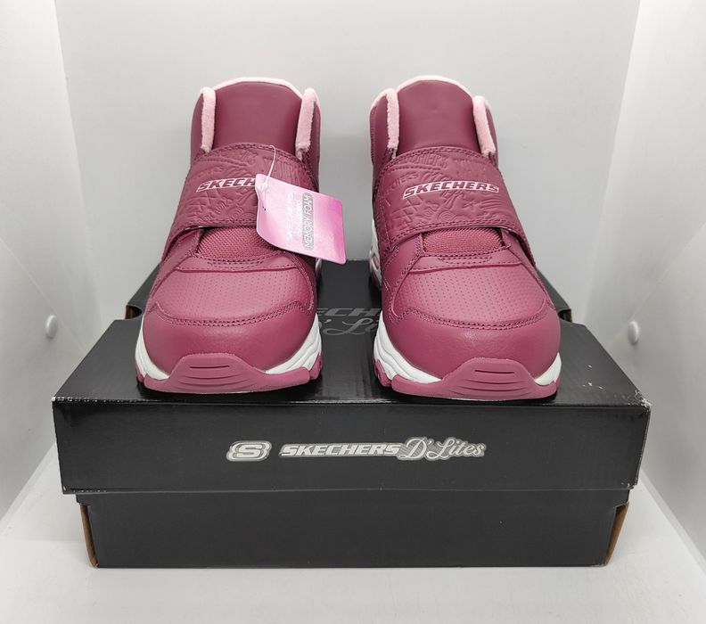 Теплые 20 20,5 21,5 22 23,5 24 25см ботинки Skechers оригинал