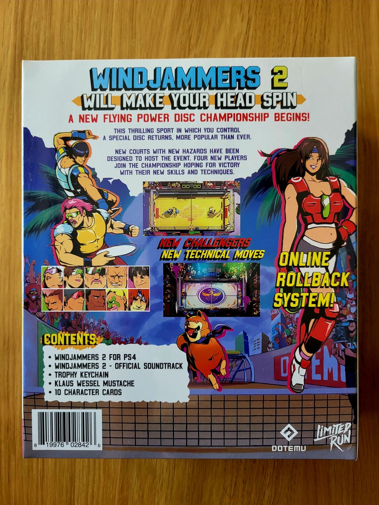 Windjammers 2 Collector's Edition Limited Run PlayStation
