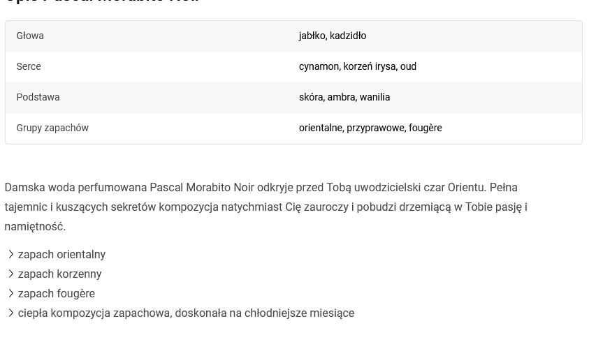 Pascal Morabito Noir stary wypust Korzenno skórzany
