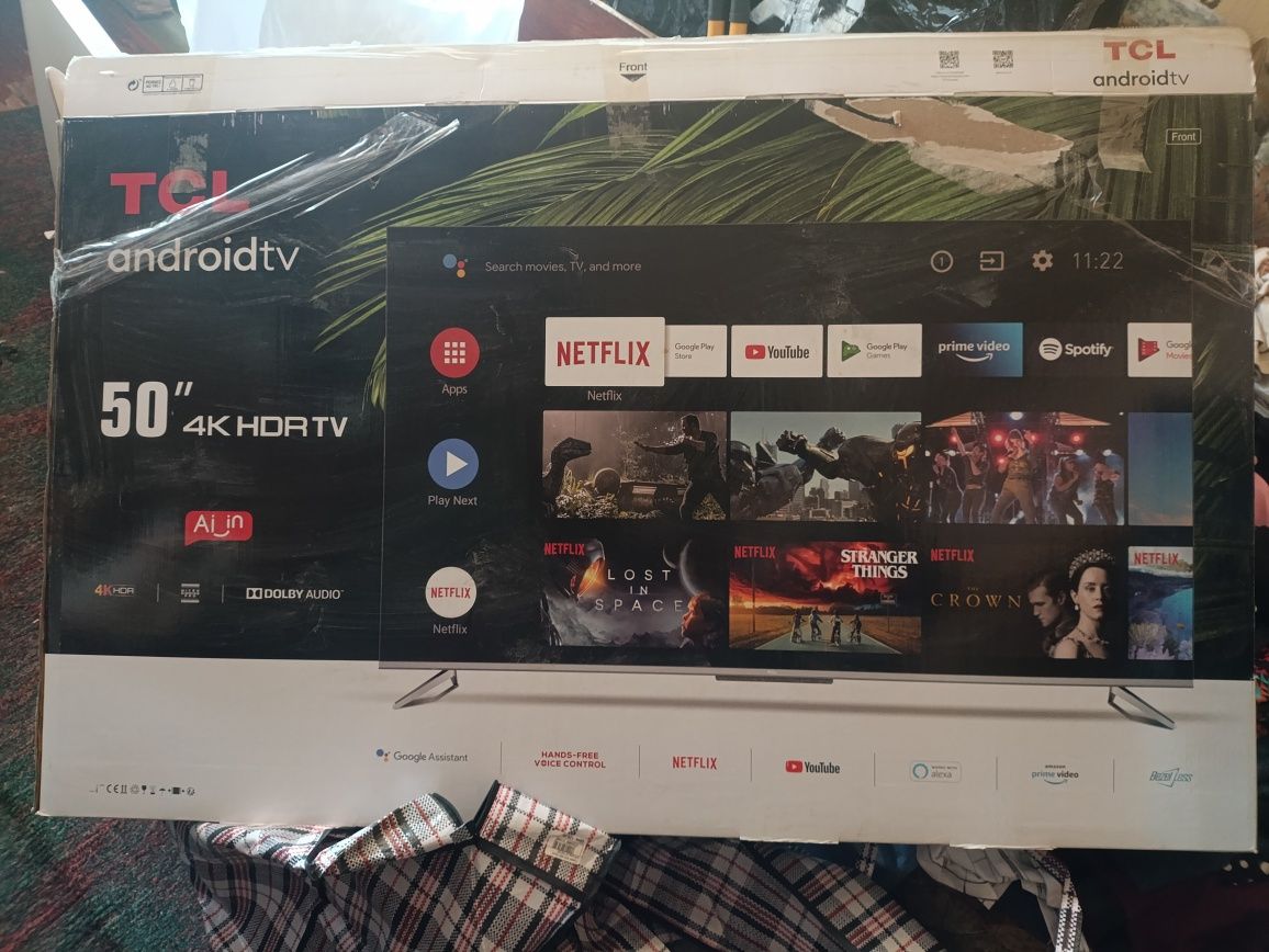 TCL 50P715 телевізор 4КHDR, 50"(127 см)