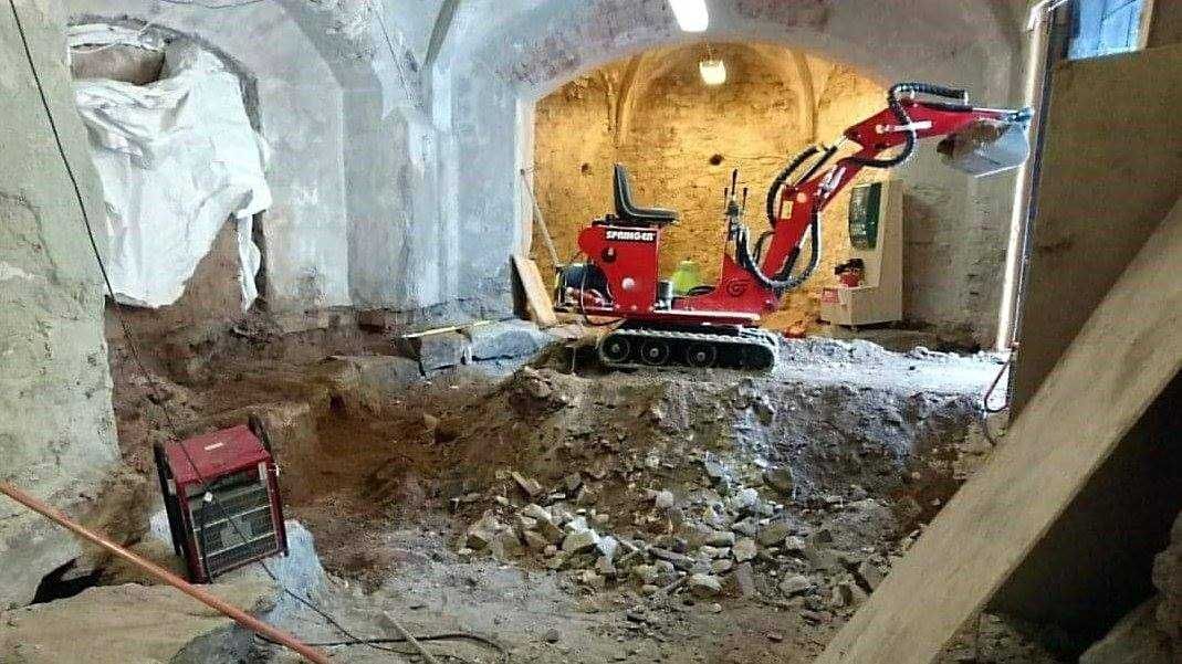 Nowa Elektryczna Minikoparka Mikro koparka Springer-E 400 V 5,5 kW
