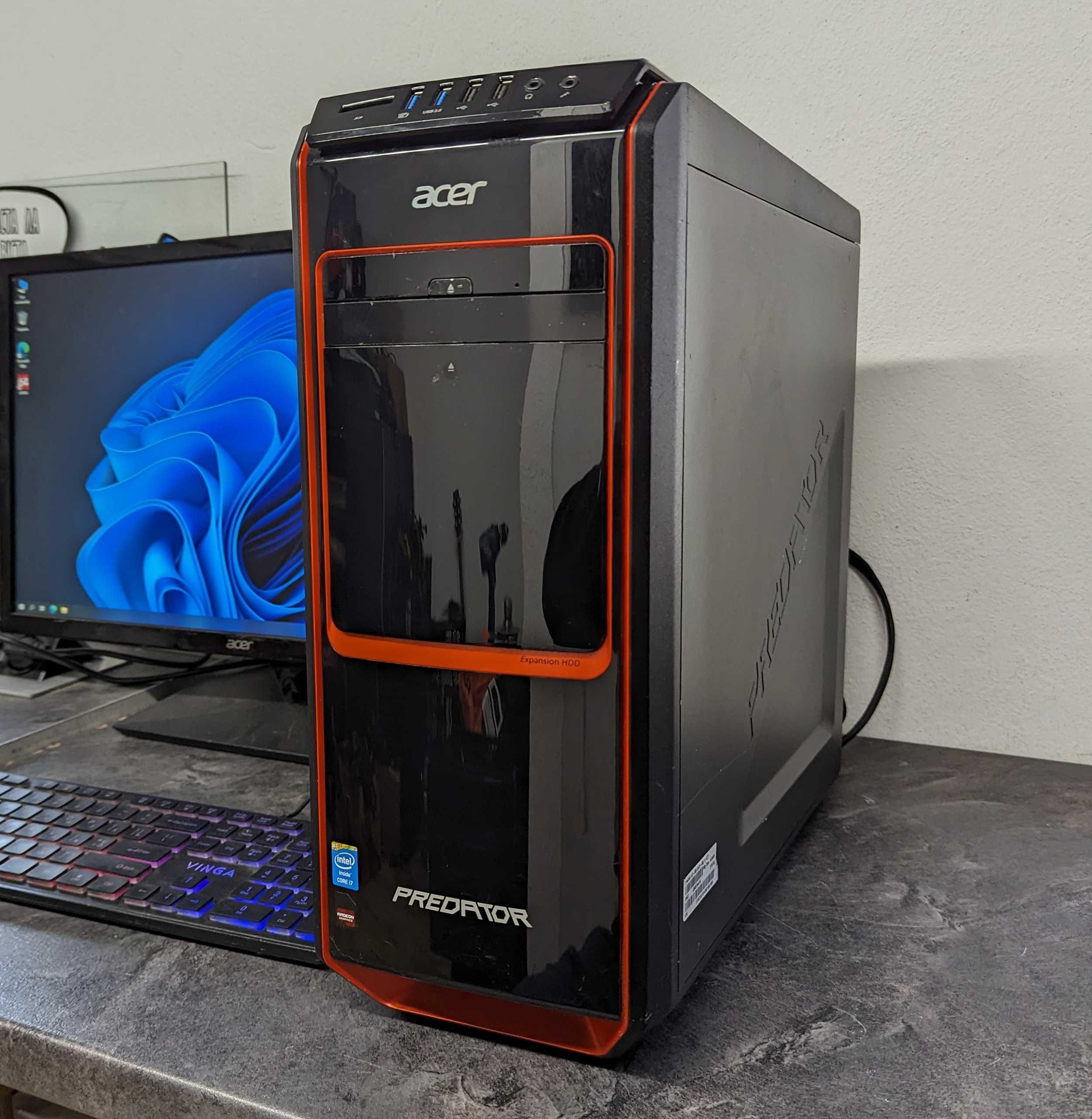 Acer Predator  i7-4790\16Gb\SSD 120\HDD 2Tb\R9 270\500Watt