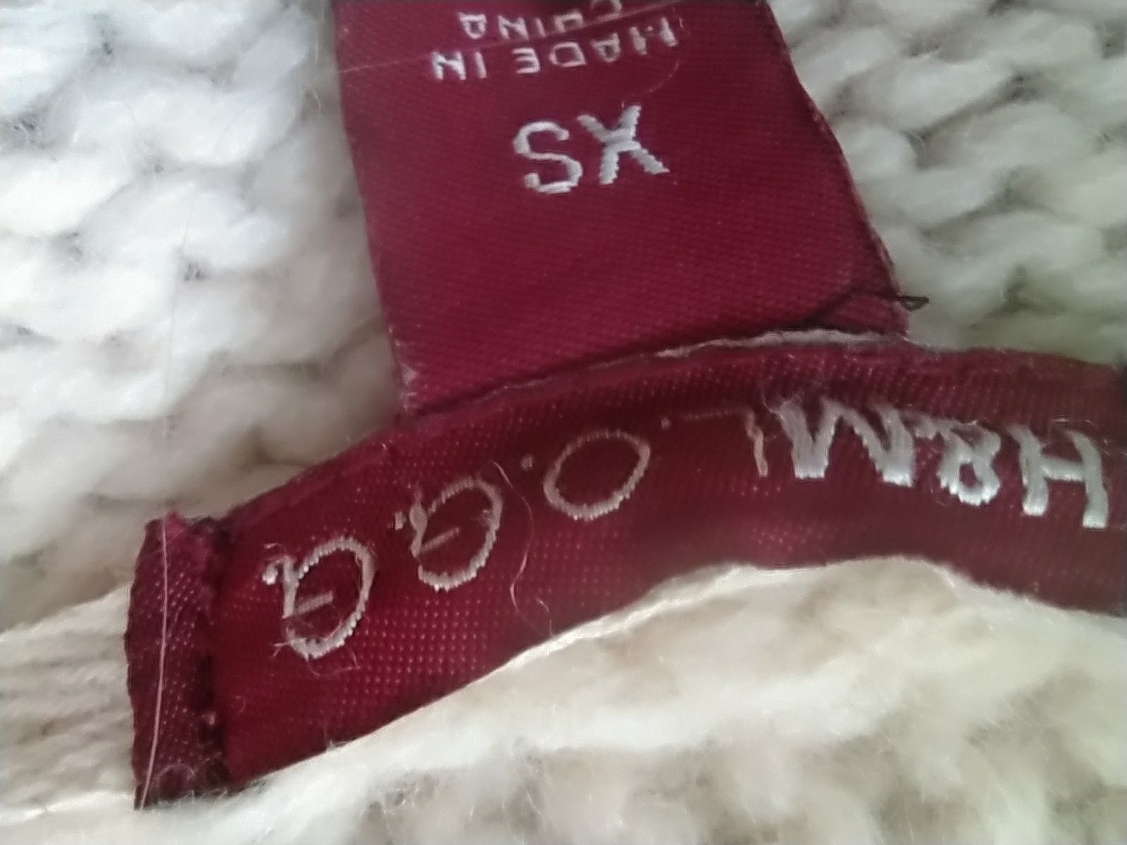 Wełniany sweter świąteczny w renifery Xs H&M Logg