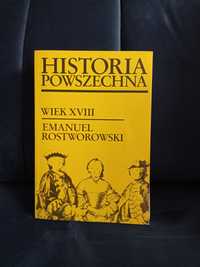 Historia Powszechna wiek XVIII Emanuel Rostworowski