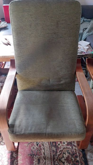 Fotele 2 szt., oliwkowe, wygodne
