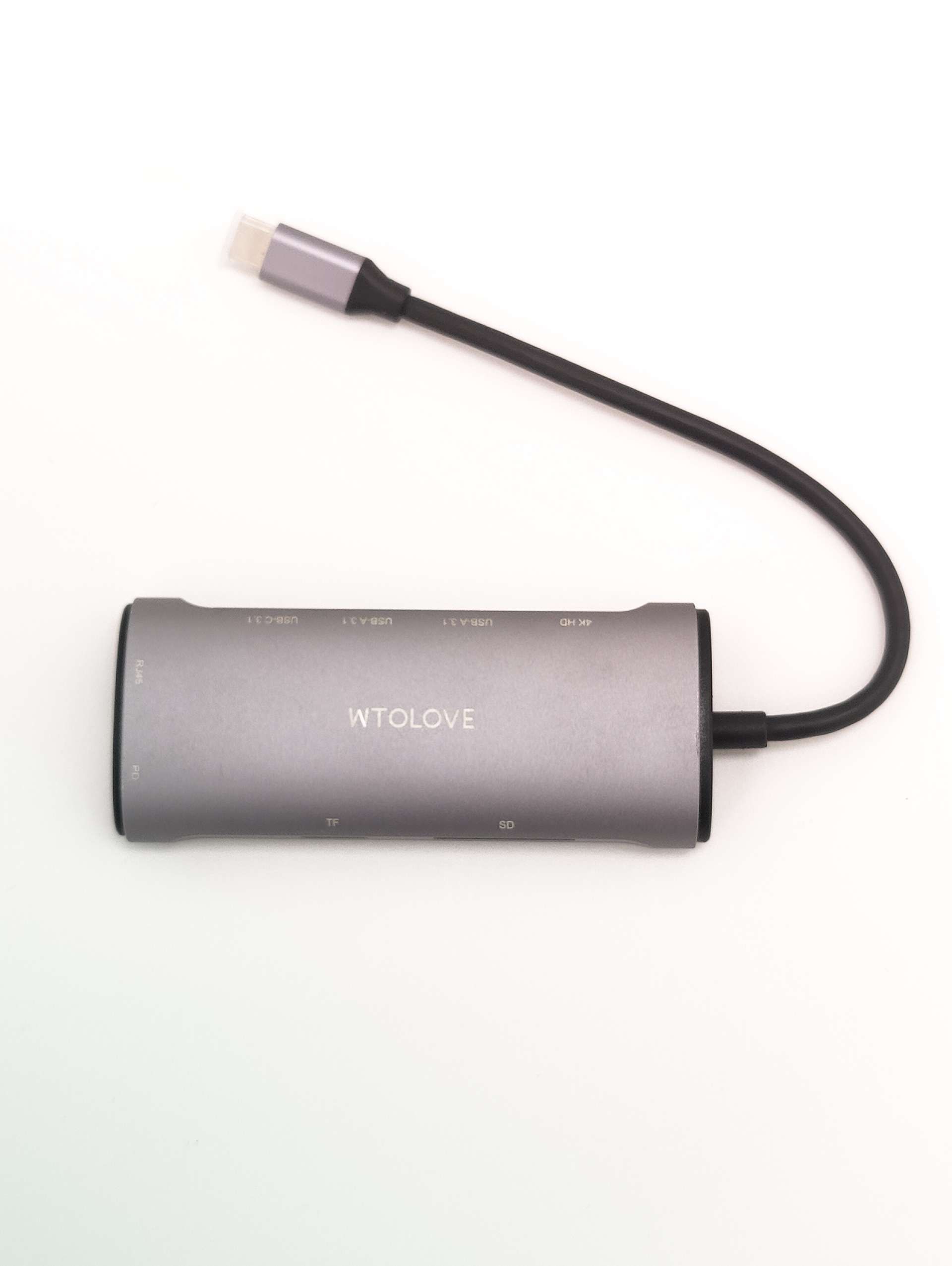WTOLOVE USB C Hub - USB C Adapter 8 w 1 z 4K HDMI