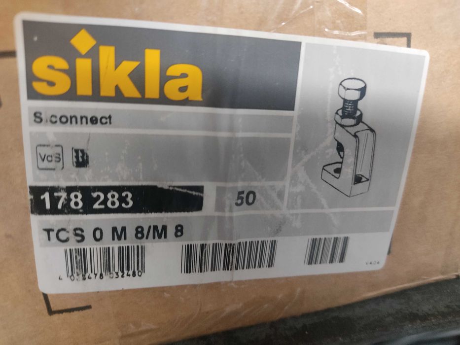 grampo para suspensão de vigas e telhados ("Crocodilos") - novo