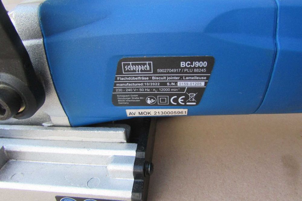 Фрезер ламельний для дюбельних з'єднань Scheppach (з Німеччини)