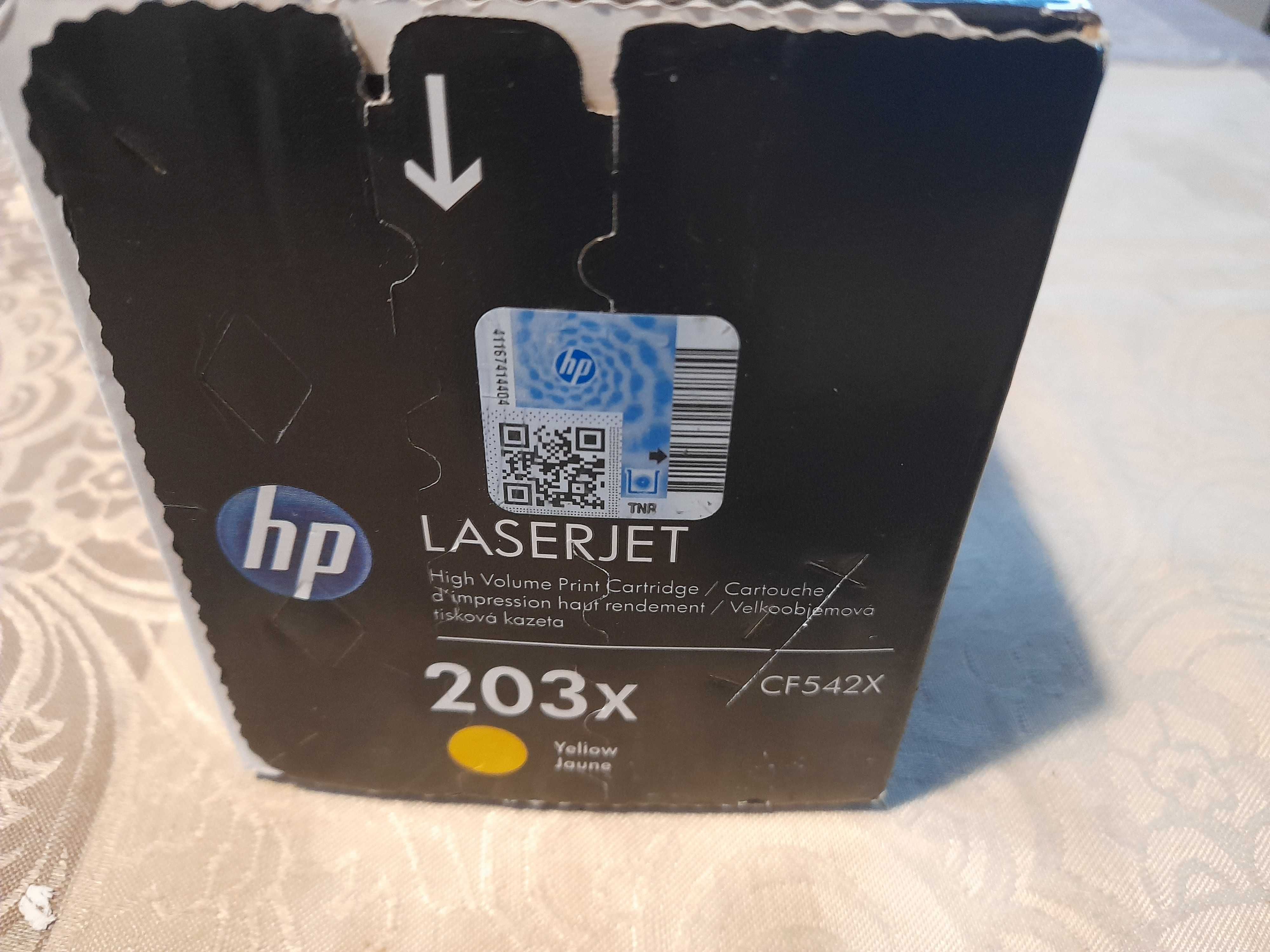 Oryginalny Toner HP 203X Żółty (Yellow) CF542X