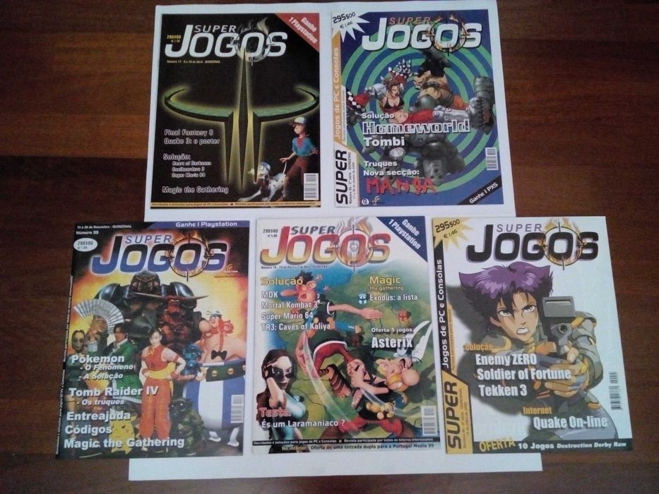 Revistas de Jogos dos anos 90 e 2000
