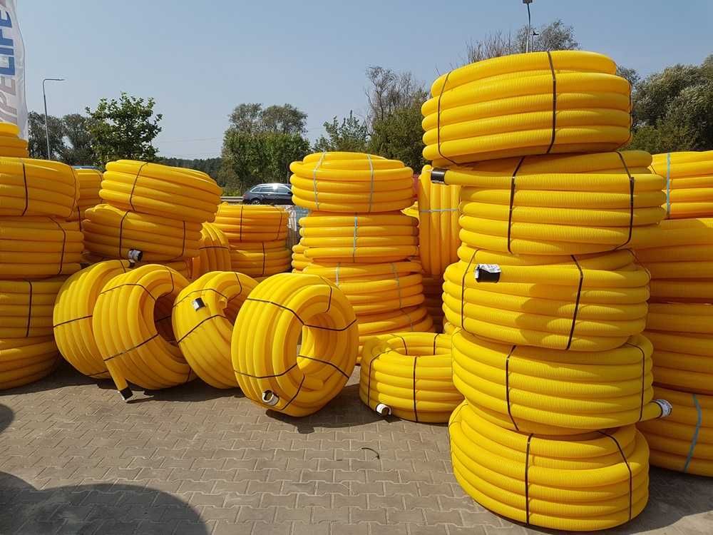 Rura Drenarska filtracyjna z Otworami PVC fi 100