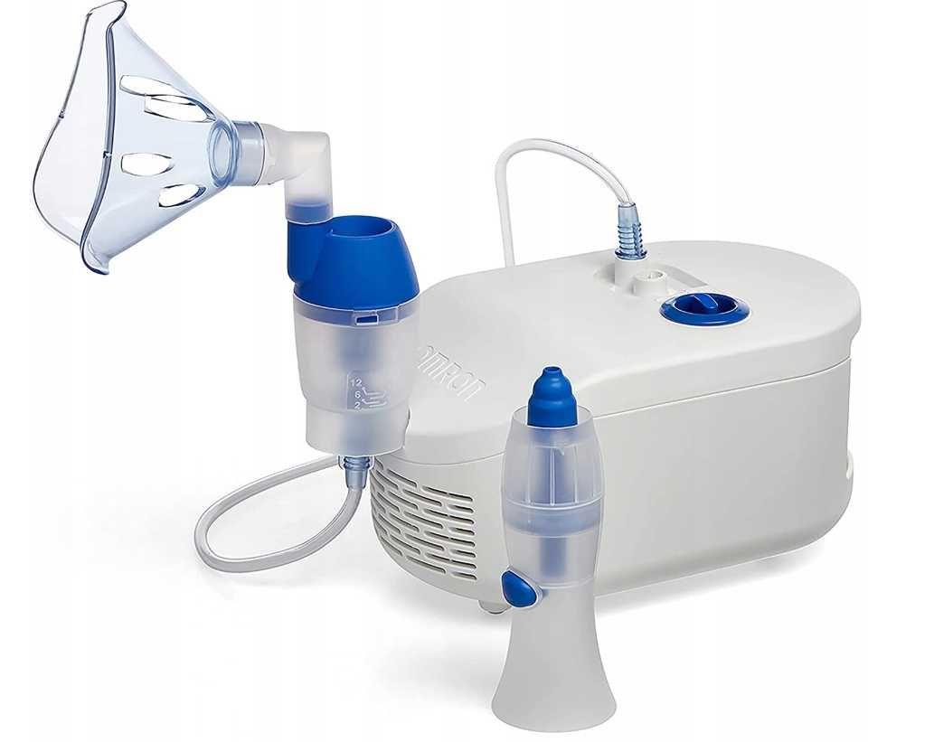 Inhalator kompresorowy Omron X102 Total 2w1 biały