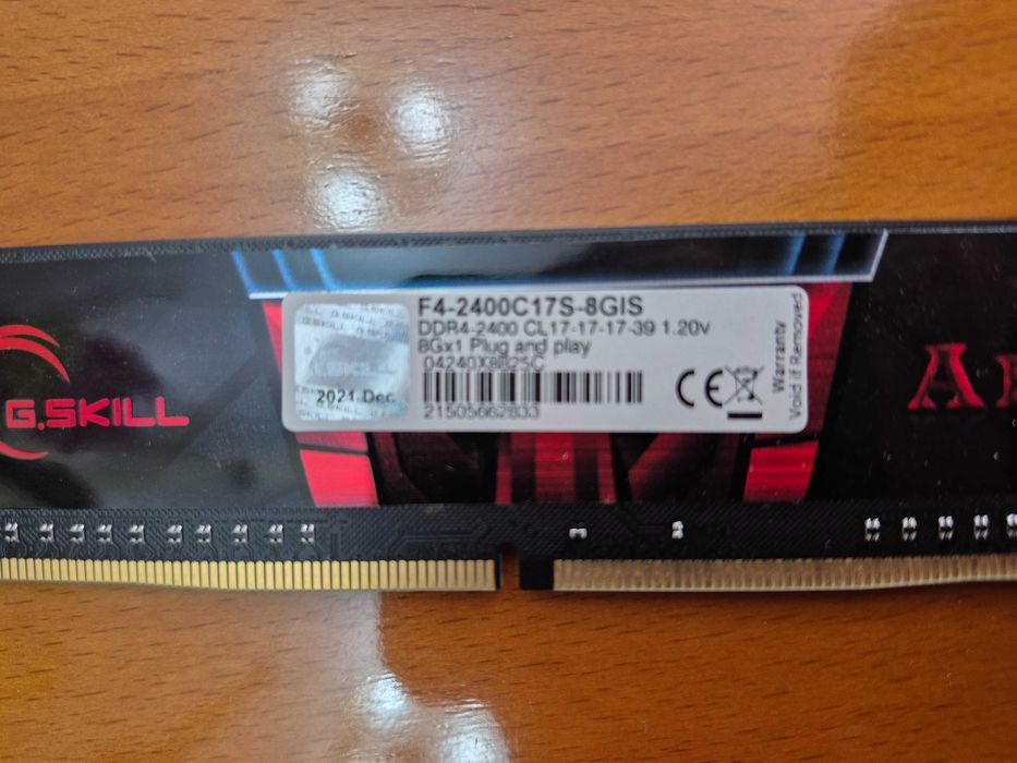 Memoria Ram G.Skill AEGIS 8GB DDR4-2400