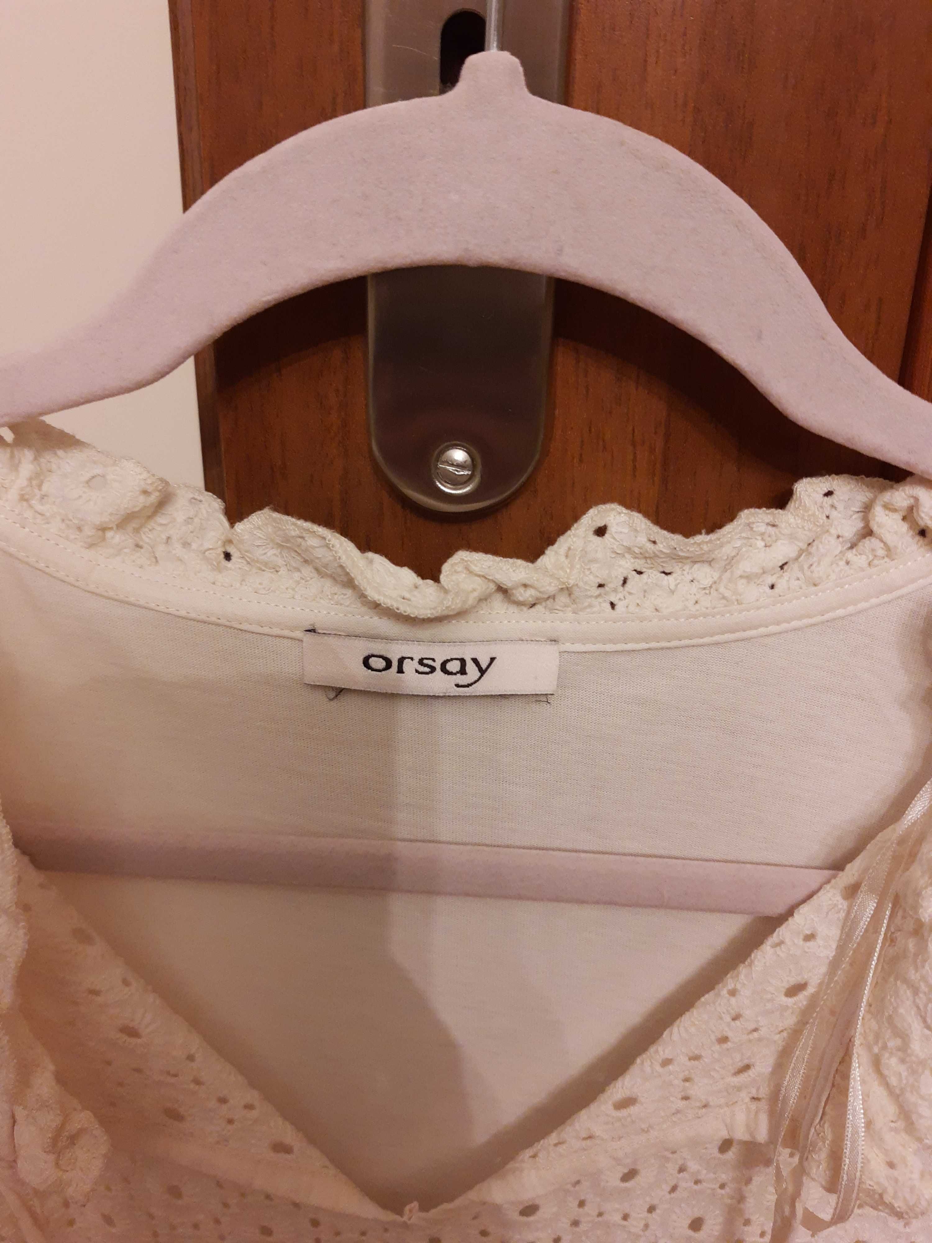 Bluzka damska firmy Orsay rozmiar S - kolor ecru