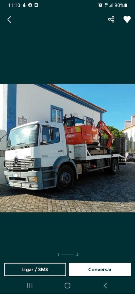 Camião Porta Maquinas 19 Toneladas, 454.000km