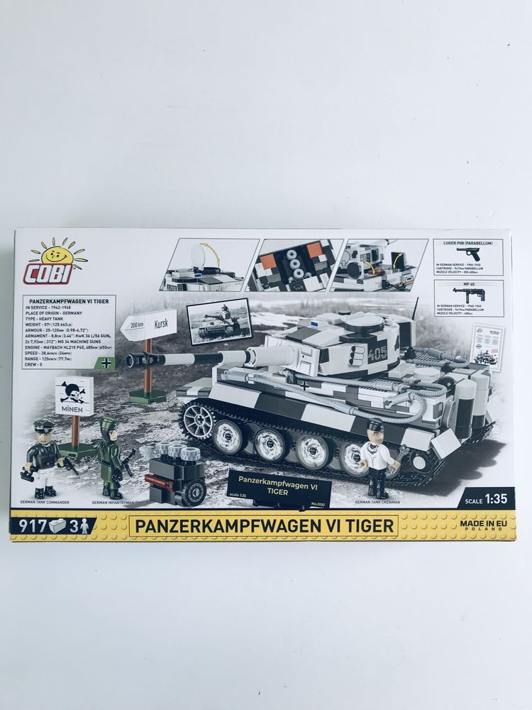 Czołg Panzerkampfwagen Vl Tiger klocki cobi 3122 Limited Edition