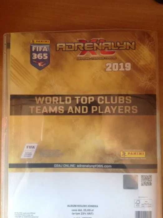 Album Panini Adrenalyn XL World Top Clubs, Teams and Players 2019