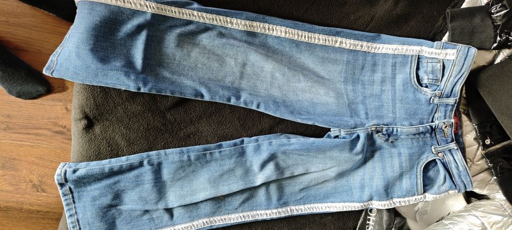 Spodnie jeansowe dzieciece Guess rozm 8