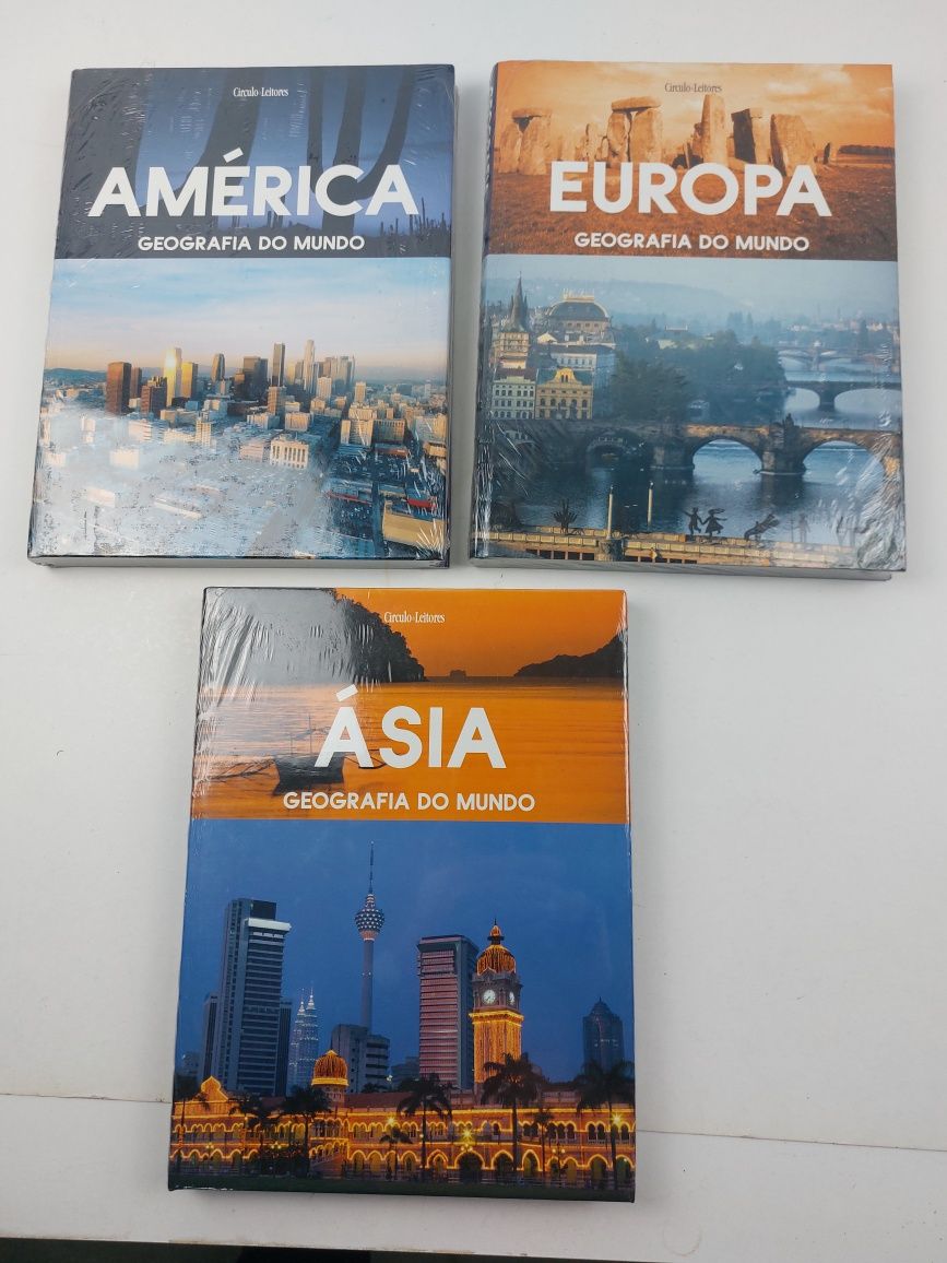 Coleção 3 livros Geografia Mundial