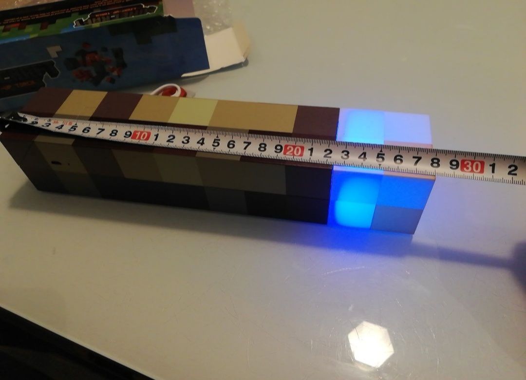 NOWA pochodnia lampka LED Minecraft 4 kolory super zabawka