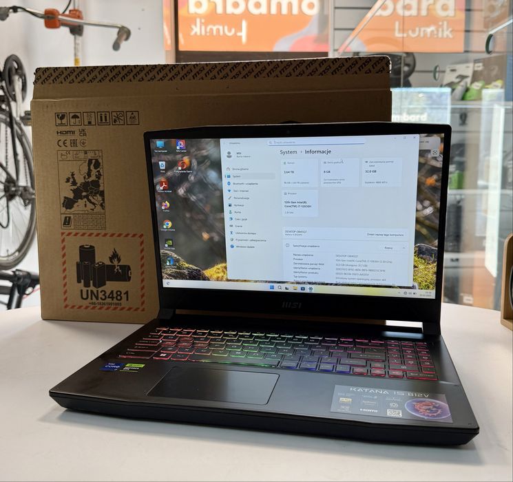 MSI KATANA 15 - otoLombard Lumik Zduńska Wola Skup Laptopów