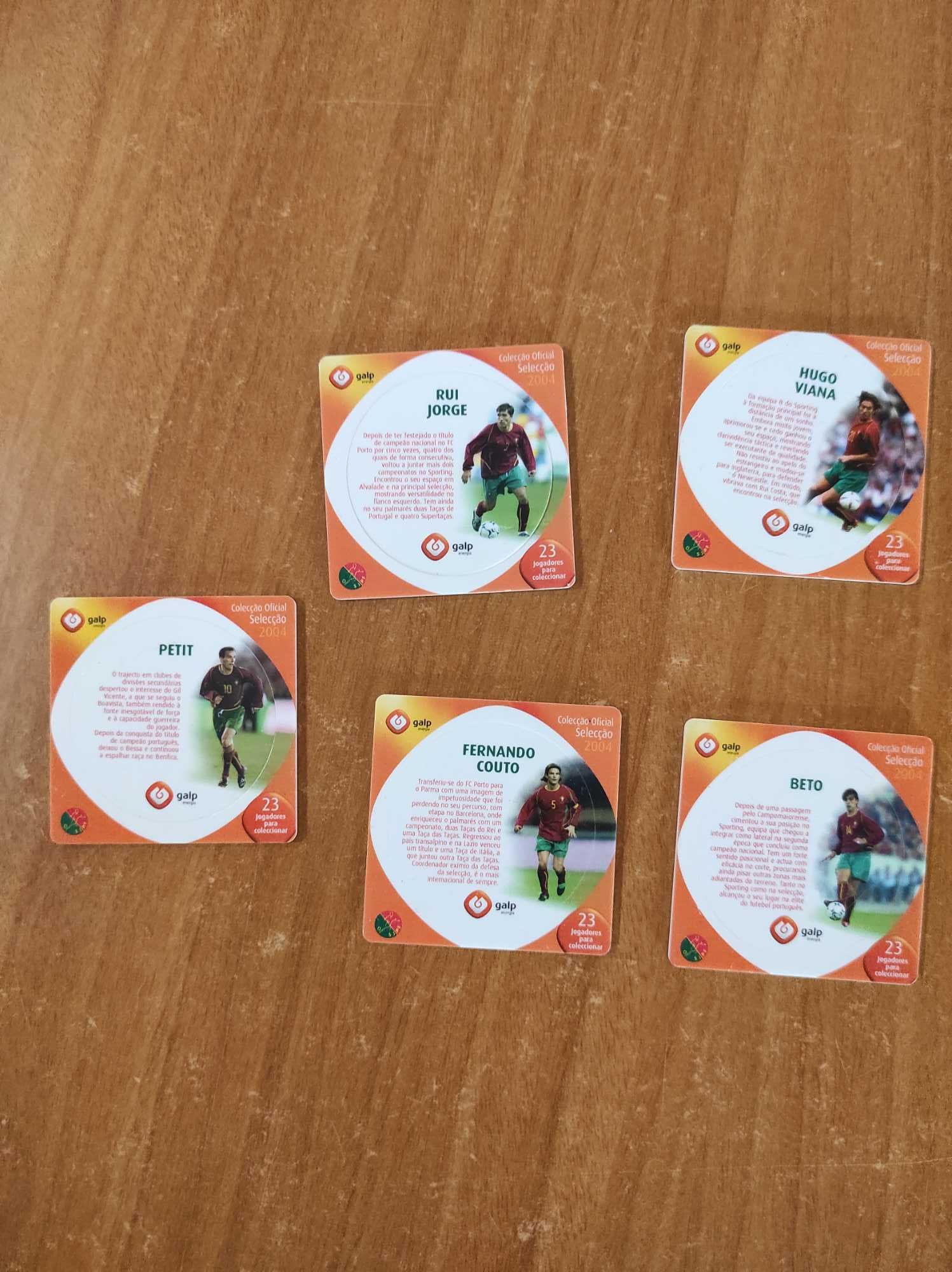 Tazos Coleção Oficial Seleção 2004 (GALP)